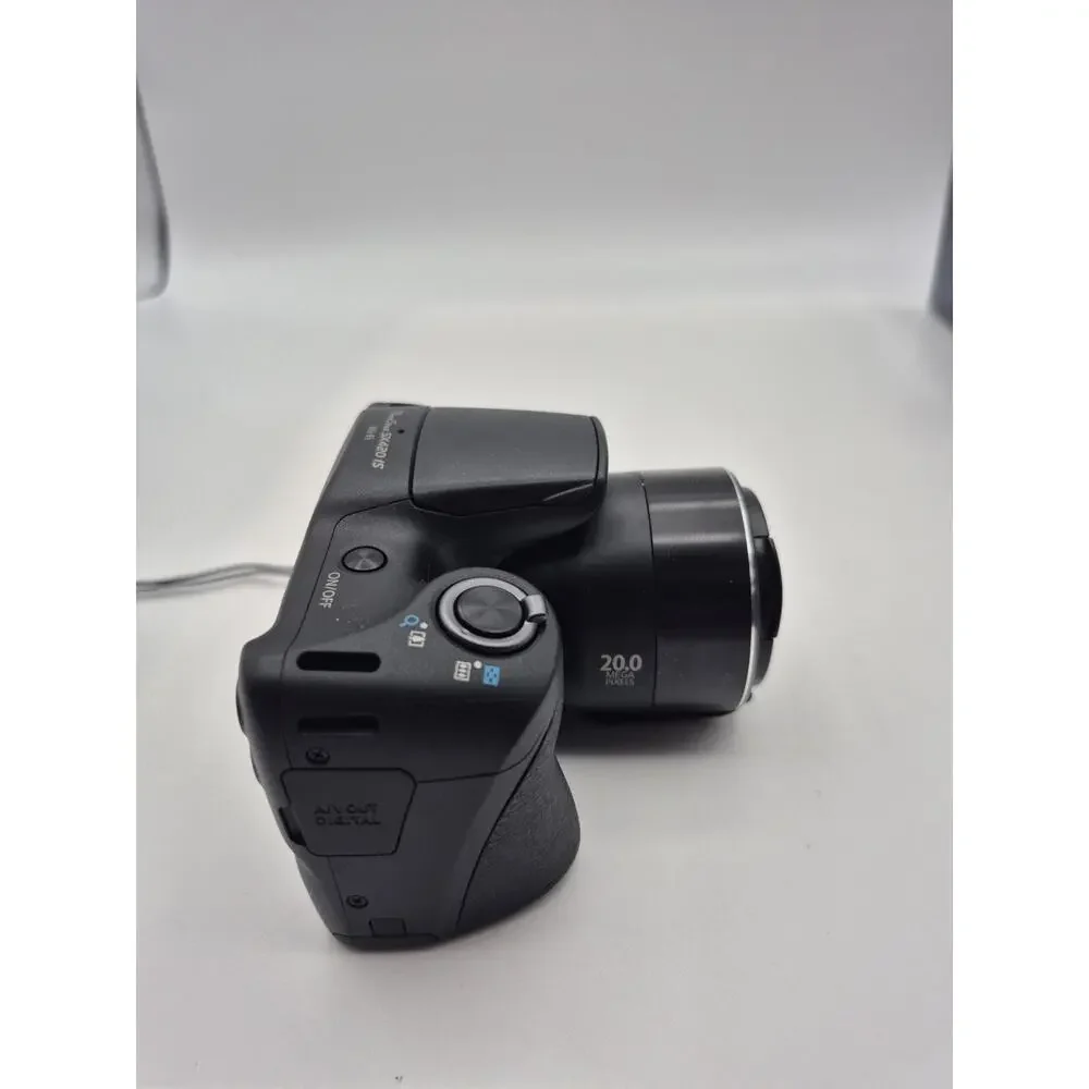 Canon PowerShot SX420 IS 20.0 MP Black Digital Camera w/ Battery/Charger Tested